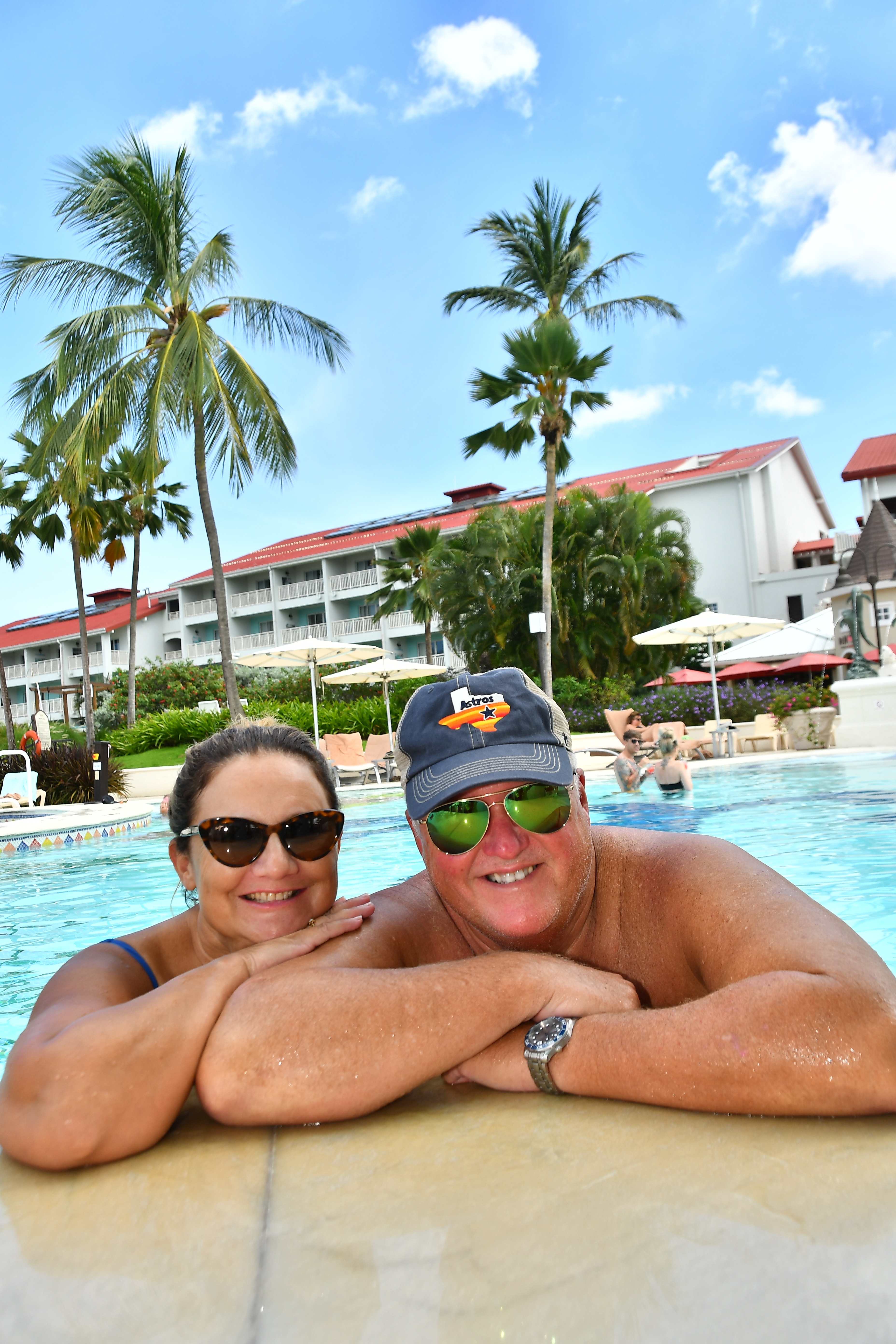 Sandy & Craig Holton at Sandals Grande St. Lucian in 2023